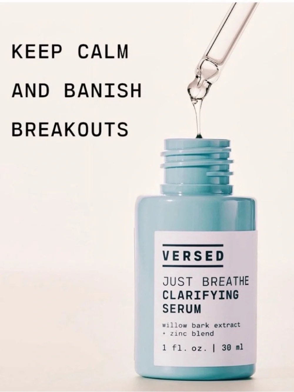 Versed Just Breathe Clarifying Serum - Light Blue